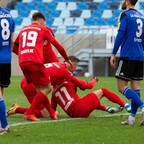 Redondo und Pourié bejubeln die zwischenzeitliche 1:0 Führung gegen Saarbrücken