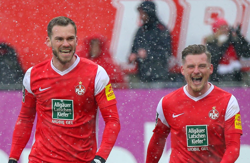 FCK-Spieler Boris Tomiak und Marlon Ritter