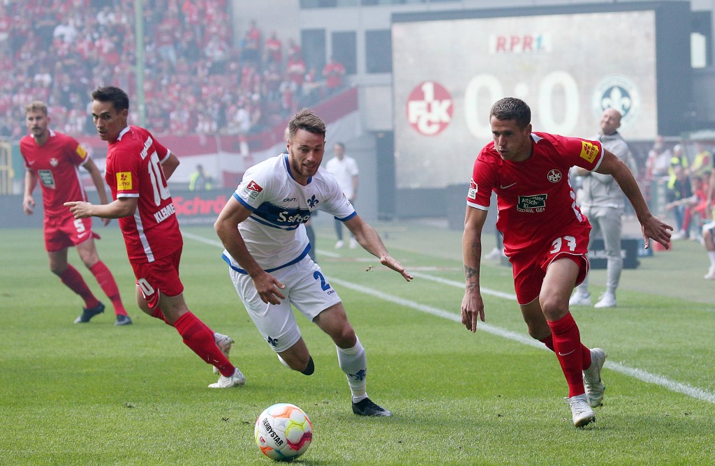 3:3 endete die Hinrunden-Partie zwischen dem FCK und Darmstadt (Foto: Imago Images / Thomas Frey)
