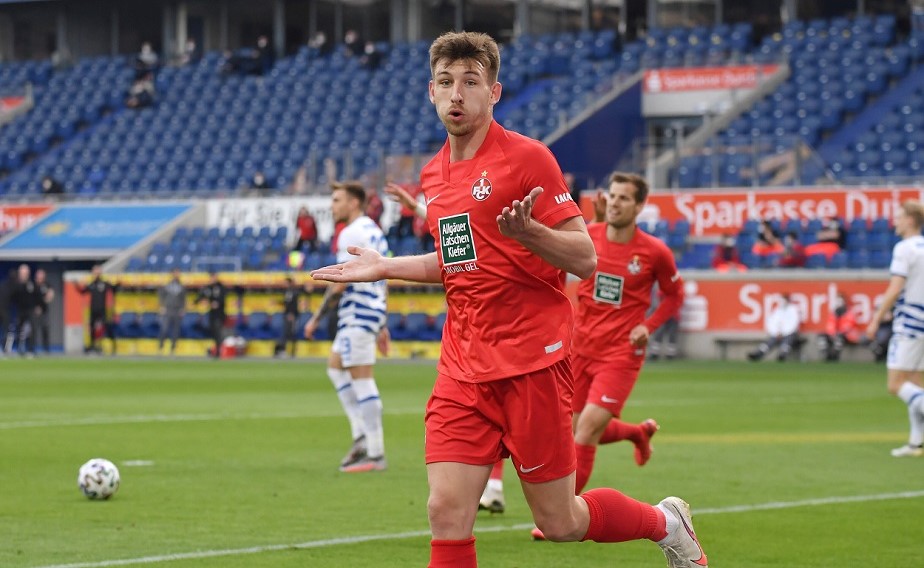 Oberschenkelprobleme bremsen FCK-Stürmer Daniel Hanslik derzeit aus. Quelle: Imago Images